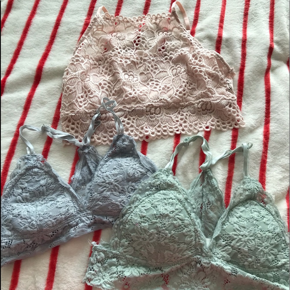 3 bralettes bundle!